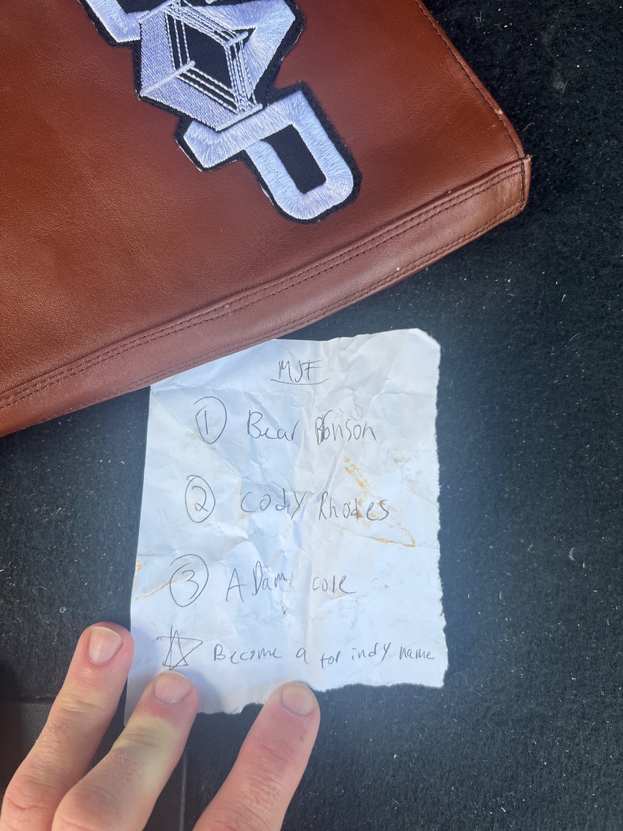 Maxwell Jacob Friedman™️ tweet media