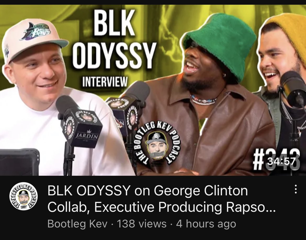 blkodyssy's tweet photo. Sat down with the bro @BootlegKev ! Tap in 

https://t.co/gk5hlrNGRA https://t.co/q8vUsYDlTO