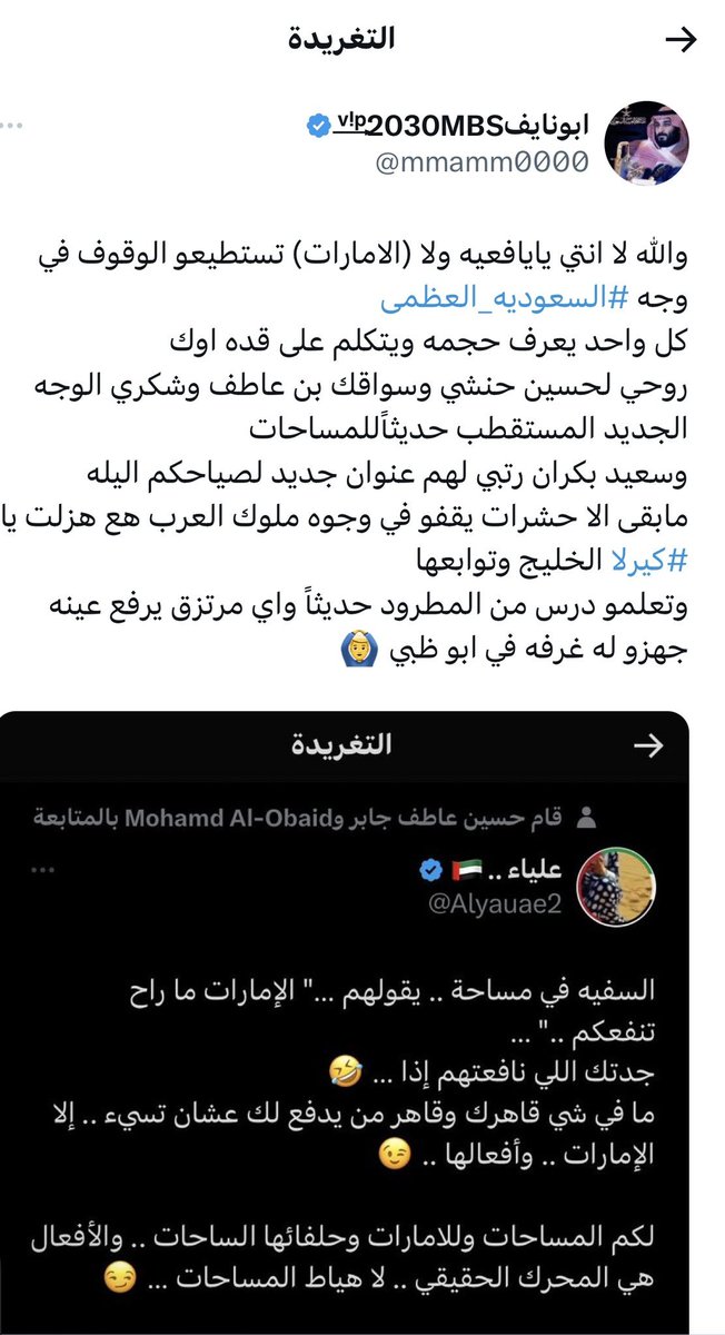 "إن الجدال بالحقائق والأدلة الدامغة أقوى من الحديث بصوت مرتفع، وان طرح الحجج بهدوء يهزم الوقاحه ويحطم الغرور والجفسرة"؛ اقتباس
لا شأن لنا بأي بلد، إلا بما يخصنا نحن، فالأوطان لها جغرافيتها وحدودها وسيادتها، مهما كانت هذه البلدان تعاني المشاكل او الحروب، لكنها تظل محمية