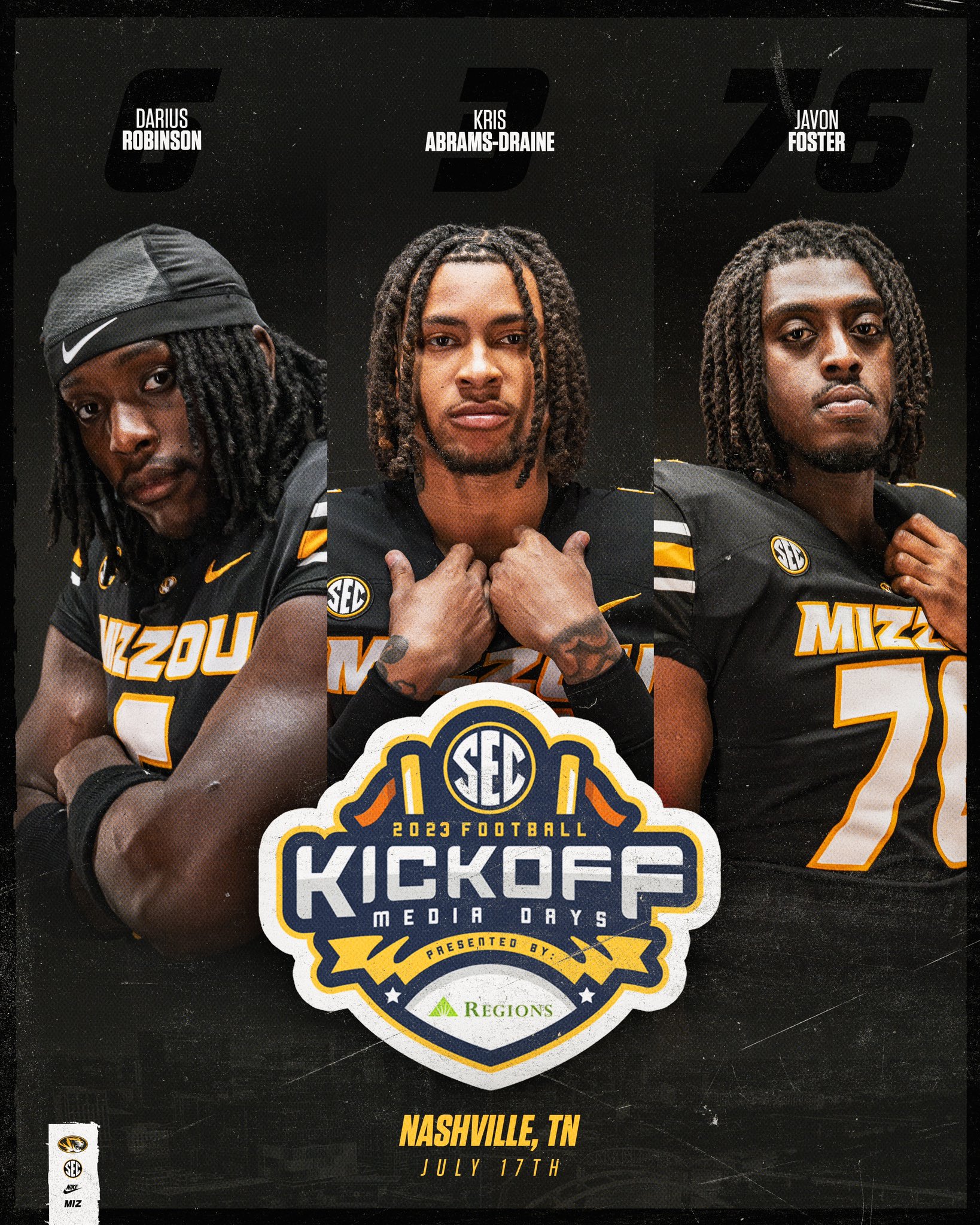 Mizzou football sales roster