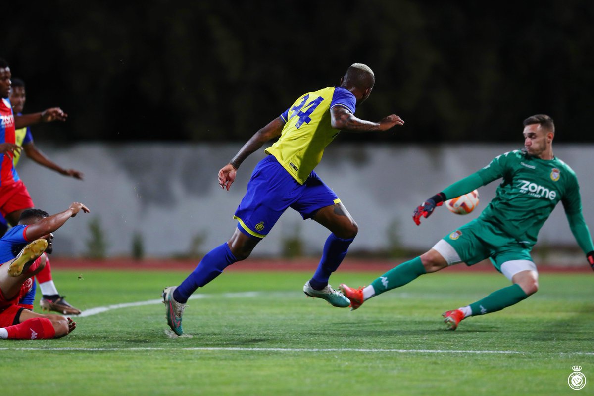 AlNassrFC's tweet photo. ثاني الأهداف 🤩👏
#النصر_الفيركا البرتغالي
#النصر_في_البرتغال 🇵🇹 https://t.co/hBdP4wgFil