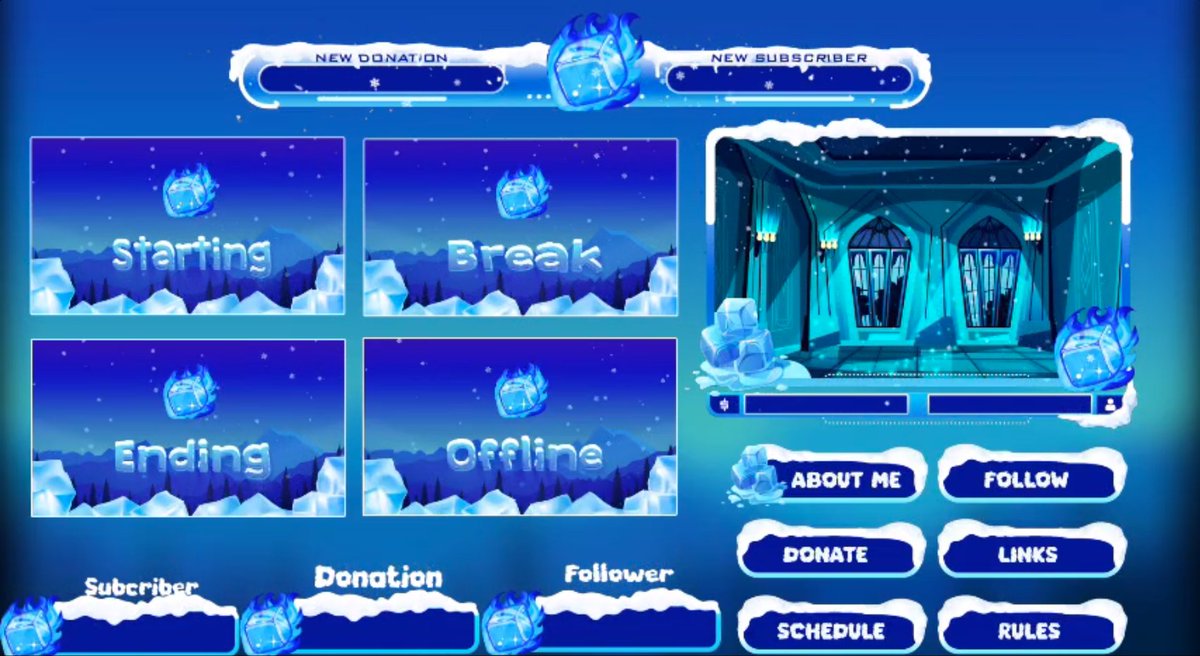 FreezerBurn99's tweet image. Hey gang! Go follow @CharlottGraphix ! They have been doing some phenomenal work for me so I can improve my streams for all of my viewers! The prices are fair and the work is superb. 100/10 would commission again!