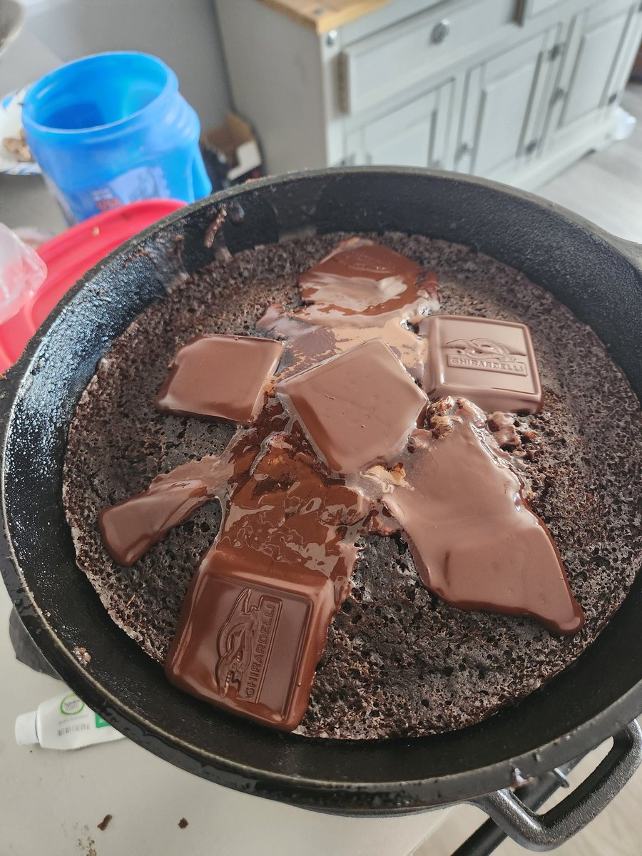 HerculesNull's tweet image. Dark chocolate can be used as frost. Just saying