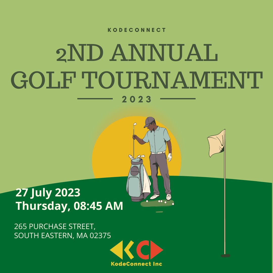 Sign up your foursome and golf "fore" KodeConnect!  Great reason to have some fun!
eventbrite.com/e/2nd-annual-k…