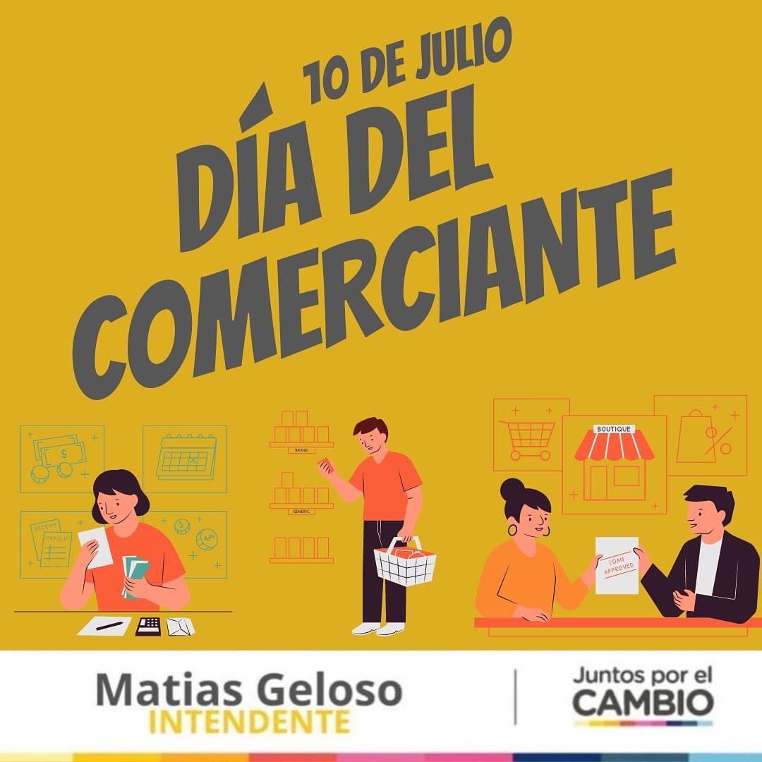 #DiaDelComerciante
Feliz día para ustedes, que le ponen día a día la garra que se necesita para llevar un negocio adelante! 🏦👨‍💼🧑‍💼