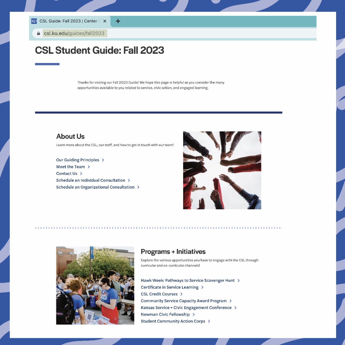 KU Center for Service Learning tweet media