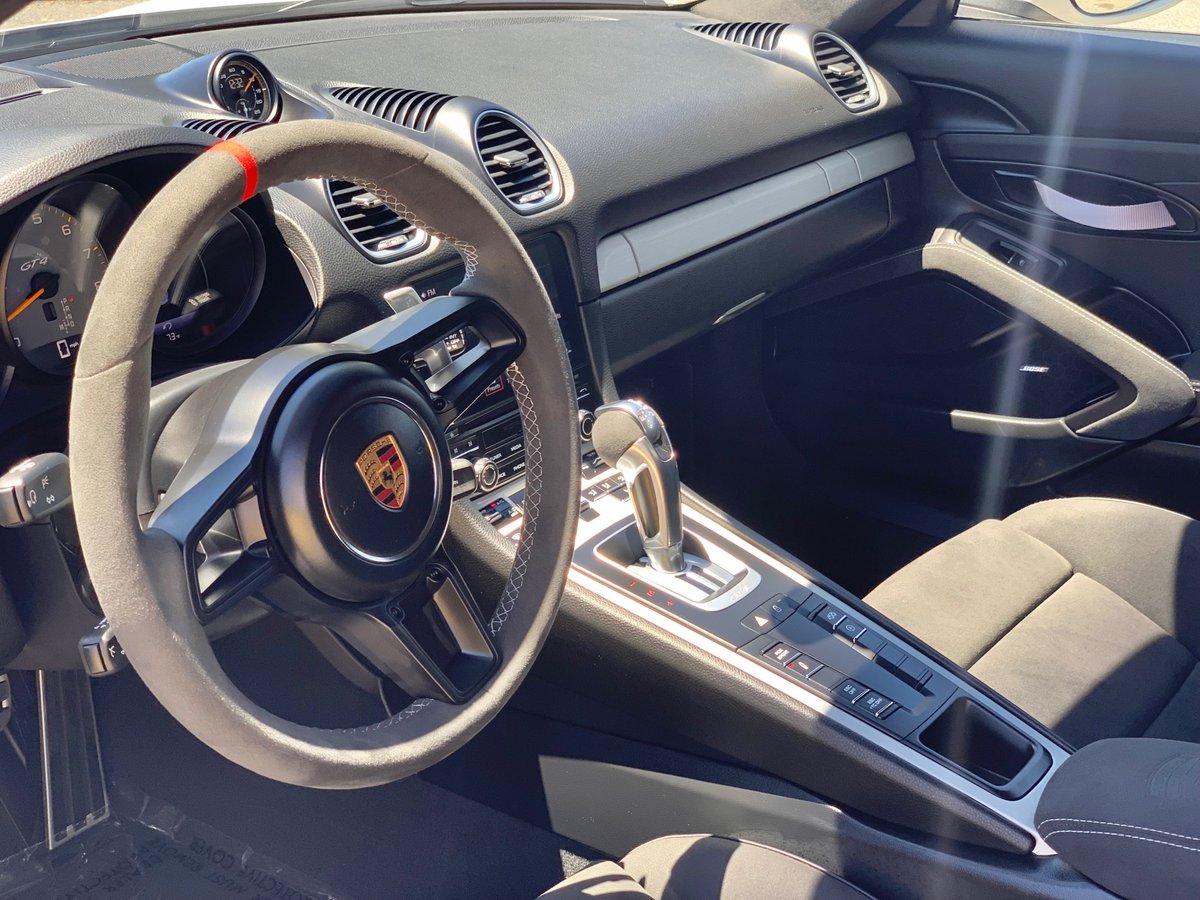 A 2022 Porsche Cayman GT4 with only 1,963 miles is available. Visit Porsche Stevens Creek for more information. #PorscheStevensCreek #PorscheCaymanGT4