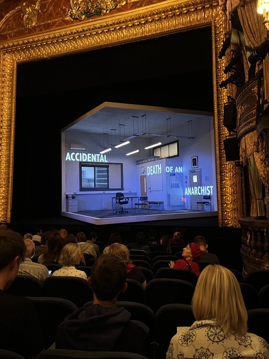 Really enjoyed Accidental Death of an Anarchist this evening