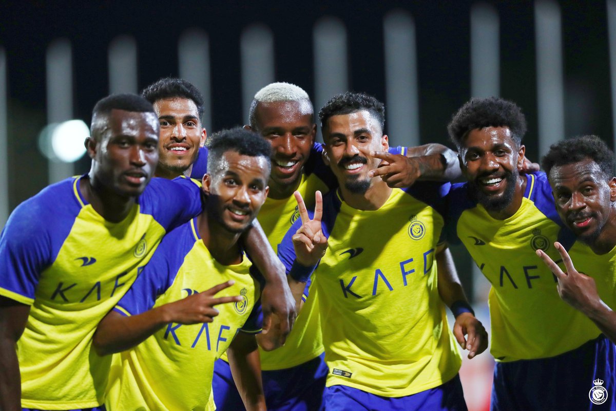 AlNassrFC's tweet photo. #العالمي يختتم أولى ودياته امام الفيركا بمعسكر #النصر_في_البرتغال 💛
بالفـوز بهدفين دون مقابل نجح بتسجيلها عبدالفتاح ادم واندرسون تاليسكا 👏 https://t.co/F6VC5LybPN