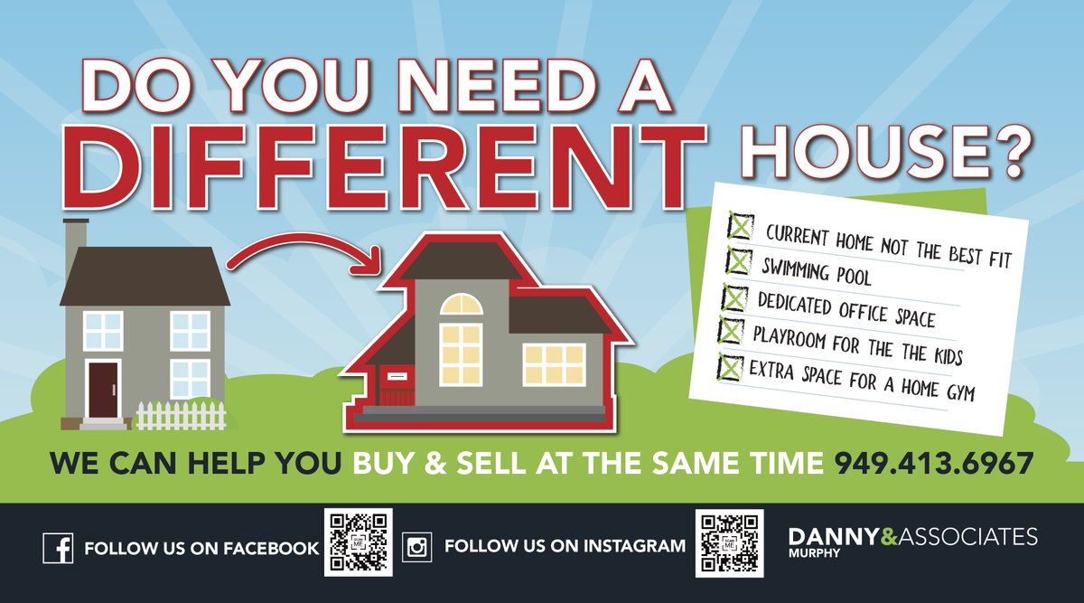 SoCalLifeTeam's tweet photo. Do you need a different house? We can help you buy and sell at the same time!
949-413-6967 https://t.co/TjZMNsddF2