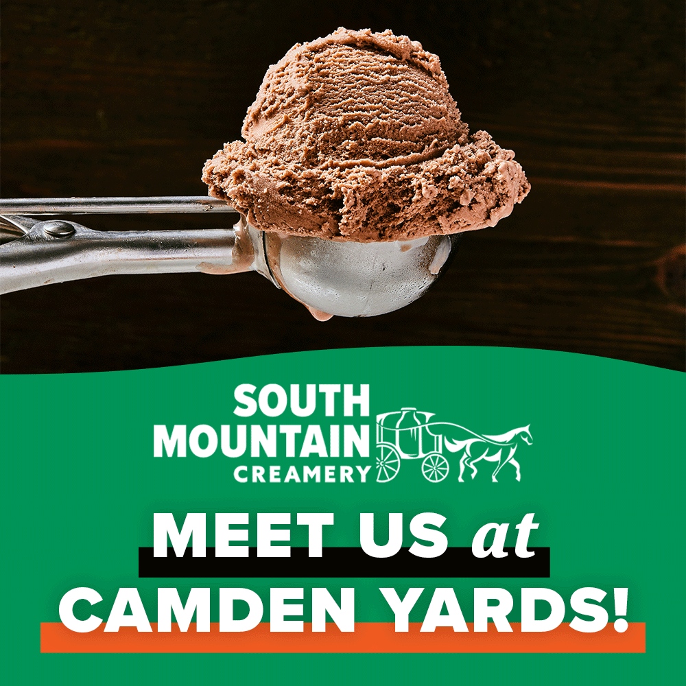 This weekend at Camden Yards we'll be serving custom ice cream treats for 6 days of home games! Find us on the main concourse  from July 14 to 19–see you there!