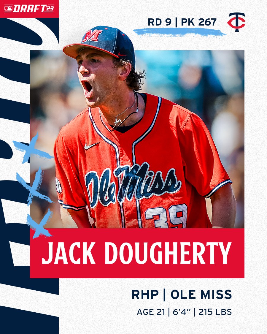 That's a fact, Jack!

With the 267th pick in the 2023 #MLBDraft, we have selected RHP Jack Dougherty.