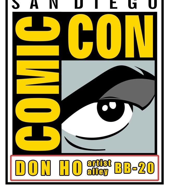 Its around the corner. Drop by artist alley bb20 . I will be selling originals art, prints and taking commissions. Drop by and say hi!!! #comics #SDCC2023 @SD_Comic_Con #commissionsopen