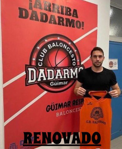 CbDadarmo's tweet photo. En el CB DADARMO GÜÍMAR seguimos construyendo el  representativo güimarero, en lo que a BALONCESTO se refiere,y nadie mejor para iniciar este grupo que a nuestro capitán de equipo, JOAQUIN PORTUGUÉS.
"A por todas @JPortugues95 "

🏀🏀🏀ARRIBA DADARMO 🏀🏀🏀 https://t.co/XdIUtc89pL