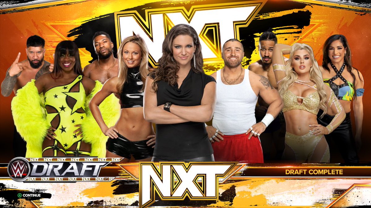 xchr4sx's tweet photo. Who ate the most #WWE2K23 https://t.co/aoJNrOGo73