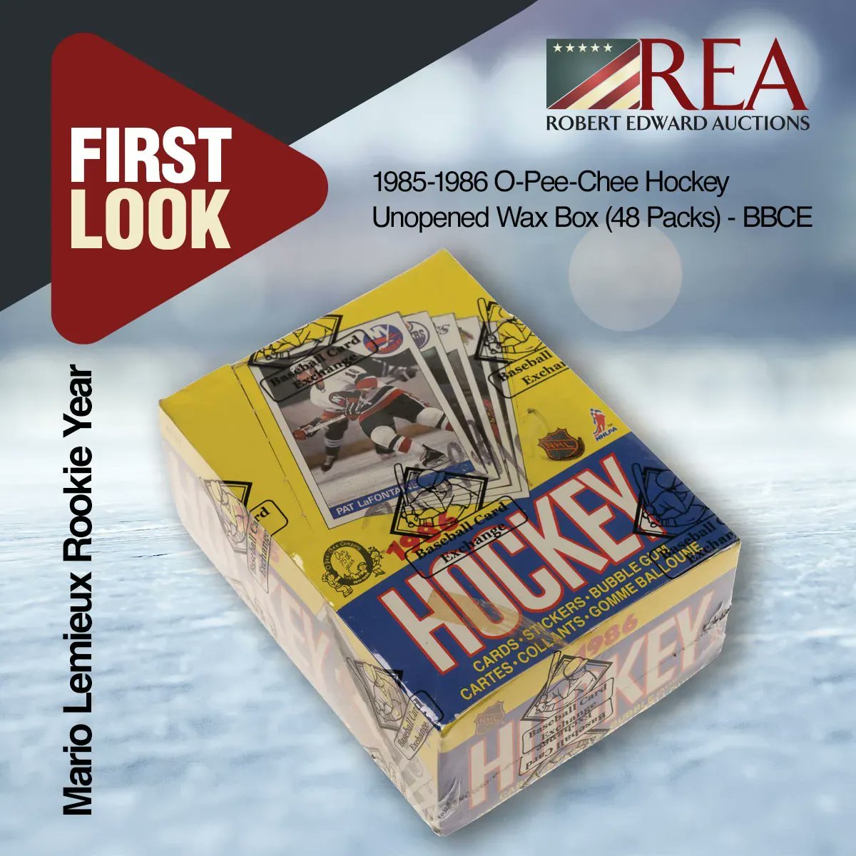 collect_rea's tweet photo. The anticipation is killing us. Will it hold Lemieux's rookie card? Gretzky magic, perhaps? Would you crack it open to see? Someone will have to decide when they win it in our Summer Auction.
#NHL #OpeeChee #HockeyCards #unopenedboxes #unopenedpacks #thehobby #auction https://t.co/6E3f8Trxiy