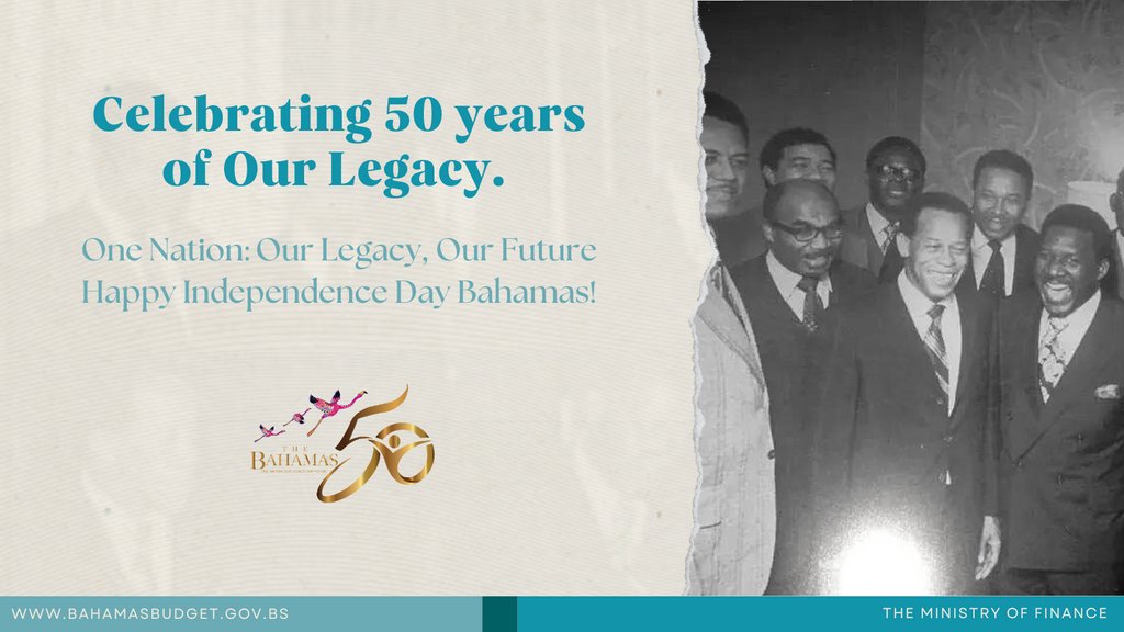 Celebrating 50 Years of Our Great Legacy! Happy Independence Day to The Commonwealth of The Bahamas 🇧🇸✨

📸 Photo courtesy of the Commonwealth Secretariat Archives.