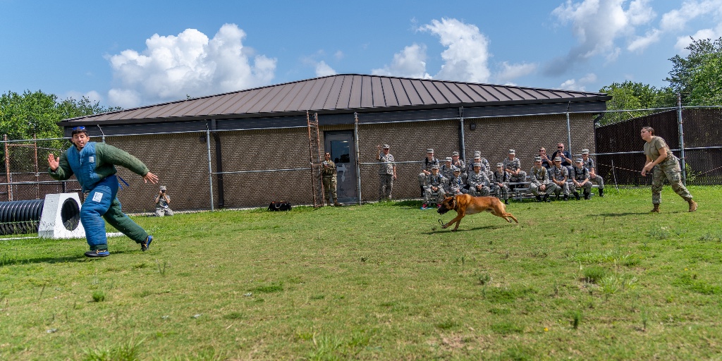 AETCommand's tweet image. Over 50 cadets from the Louisiana Wing, Civil Air Patrol spent time @81trwKeeslerAFB learning and gaining firsthand experience on the various opportunities the United States Air Force offers. #GoBlueStayBlue