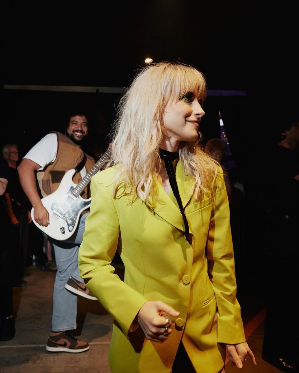 hayley backstage at the Moody Center, ATX