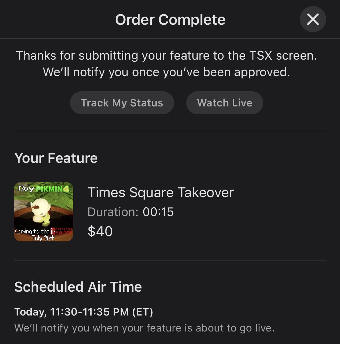 Download the TSX app and lookout for this horrendous video at approximately 11:30-11:35 ET.