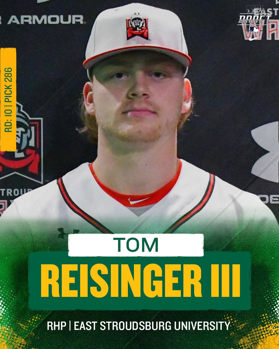 With the 286th pick in the 2023 MLB Draft, we have selected RHP Tom Reisinger III from East Stroudsburg University!