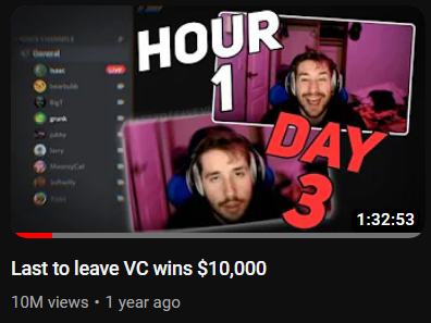 isaac_why's tweet photo. we hit an ENORMOUS milestone today. first of mine to climb this high.
thank you guys for watching the silly internet video :,))❤️ https://t.co/F4k8FHz8JS