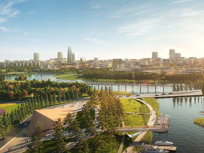 LinusEkenstam's tweet photo. This is Xiongan Smart City. 

At 2,000SQ KM 🤯 3x the area of New York City (783 SQ KM) It's set to open next month. 

Announced just back in 2017, the city is already opening up it's new residential areas next month. With the city CBD opening up just 1 month later. 

In the west, these mega constructions are hard to comprehend. 

Its master design plan is by Skidmore Owings & Merrill. It must be absolutely insane to be working at a city scale project like this. 

What are your thoughts on Mega Smart City project like this?