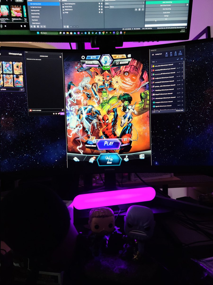 BPuffCollector's tweet photo. Live on Twitch let's get to Snappin!!! #MarvelSnap #Marvel #gaming #TwitchStreamers https://t.co/kDAzXSDrW2