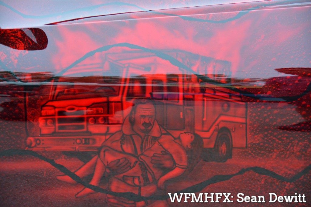 HfxMda's tweet photo. (Health) Scott Preston, ex military from North Carolina, is in HRM bringing awareness to mental health for first responders and the military #hfxtraffic

** Release

https://t.co/CWi37peUvV https://t.co/sMyONcASnI