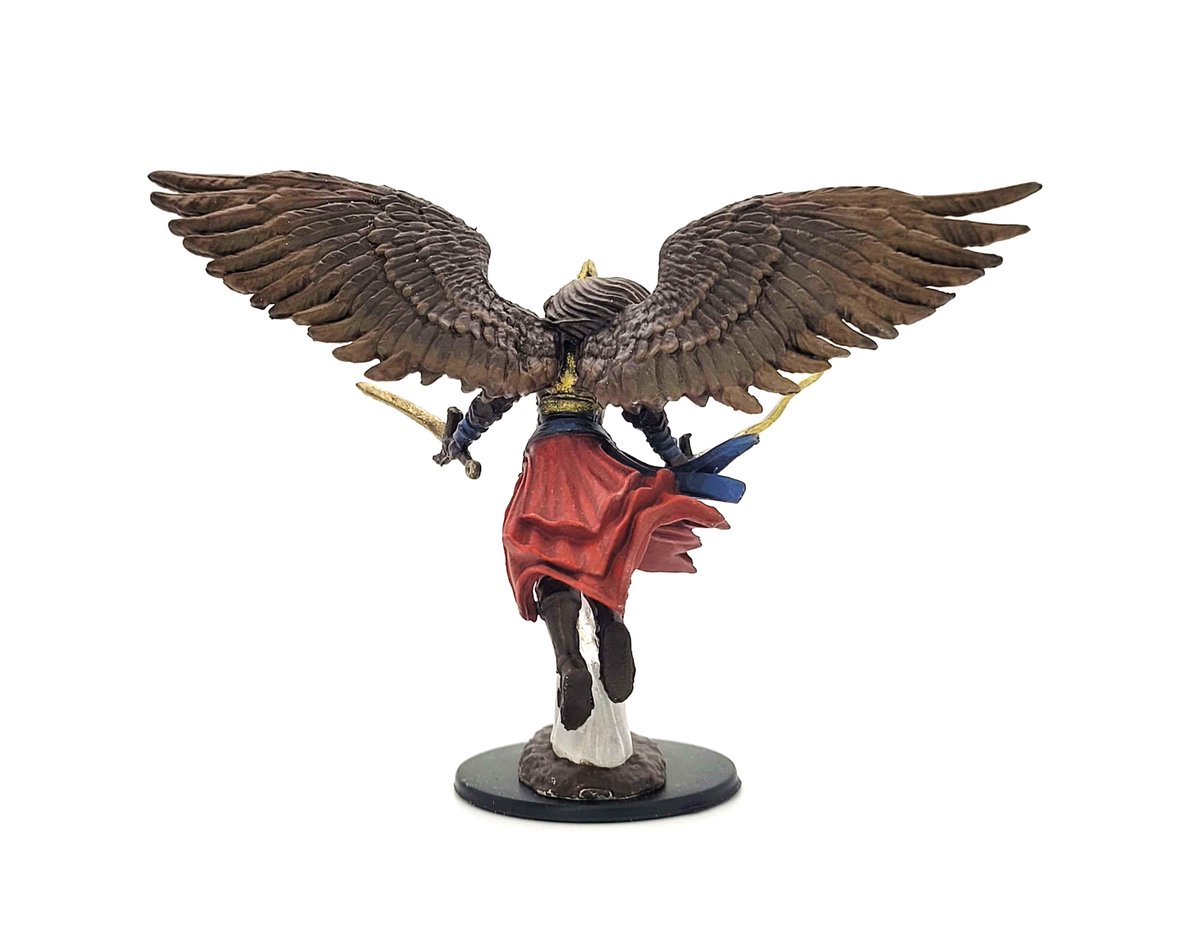 magpie_minis's tweet photo. Low-stress commission of this angel from @wizkidsgames. I'm finding that I prefer 3D printed minis more and more as I go back to these old plastic sculpts.😅#artistontwitter #miniaturepainting https://t.co/nbXGP8lSaW