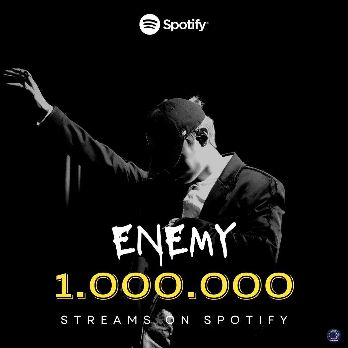eaJ_TEAM's tweet photo. Congratulations, 'enemy' for reaching its 1st Million streams on Spotify 🎉🎉
https://t.co/QUxWCOsZBd
@eaJPark
#eaJenemy #eaJPark https://t.co/SY0QgyRbvg