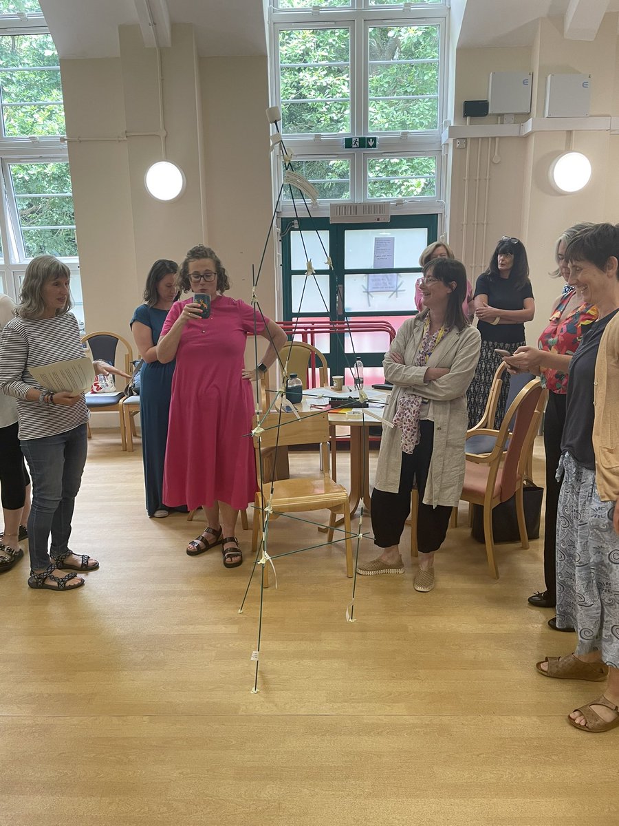 Privileged to join part of ALDs NHS75 celebrations, hearing about the joy of working with people with LD and their pride at being part of ALD and Oxleas, also made a tower from sticks! @ALDatOxleas <a href="/OxleasNHS/">Oxleas NHS</a>  #NHS75