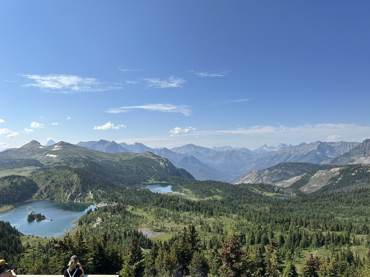 Outstanding views at Sunshine Meadows. It certainly lived up to its name and provided a great place for a hike. ⛰️ ☀️ 🥾