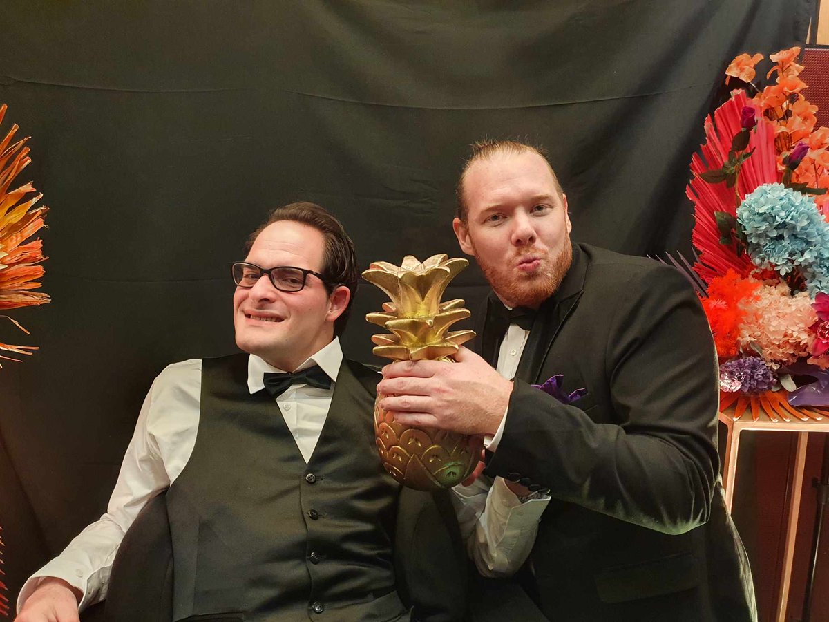 SeanHowells6's tweet image. Was lucky enough to hang out with the brilliant Joseph Popov at the Hunter Diversity &amp;amp; Inclusion Collective Golden Pineapples recently.

He was nominated for an award that night and was kind enough to take a moment for some silly photos with me 🤪