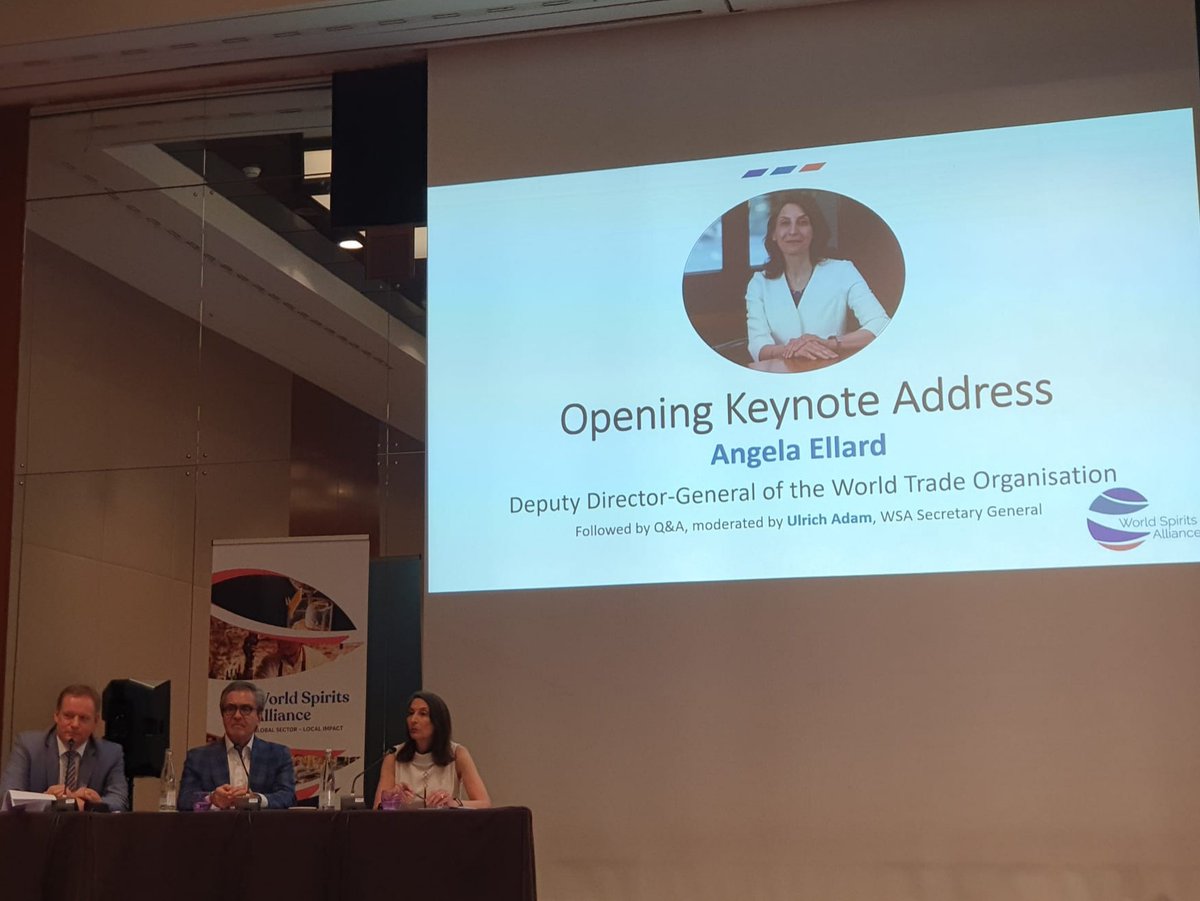 This was a perfect introduction to an afternoon of very rich discussions on #trade focused on #WTO reform &amp; expectations for #MC13, the role of <a href="/WTO/">WTO</a> in facilitating legitimate trade at the expense of illicit trade, the #TBT agreement &amp; the economic impact of #NTBs