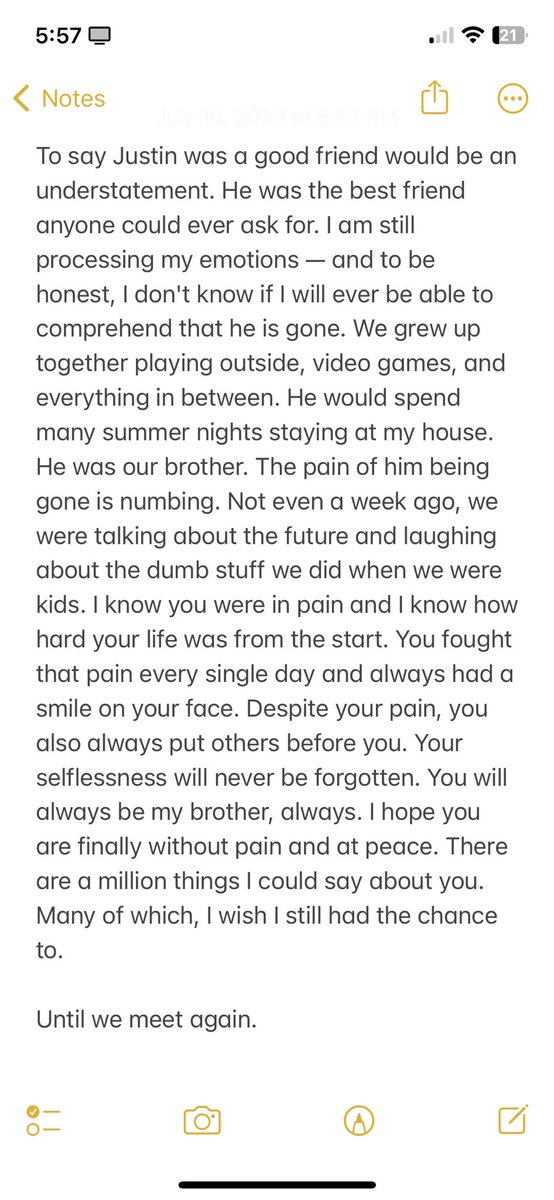 mxttrusso's tweet photo. Please RETWEET.

My heart is completely broken. 💔

Please consider donating in any amount you are comfortable with to help Justin’s family prepare for his funeral. Even a small donation could help them reach their goal.

https://t.co/PQWD5diQXg https://t.co/rM6eFcKBBd