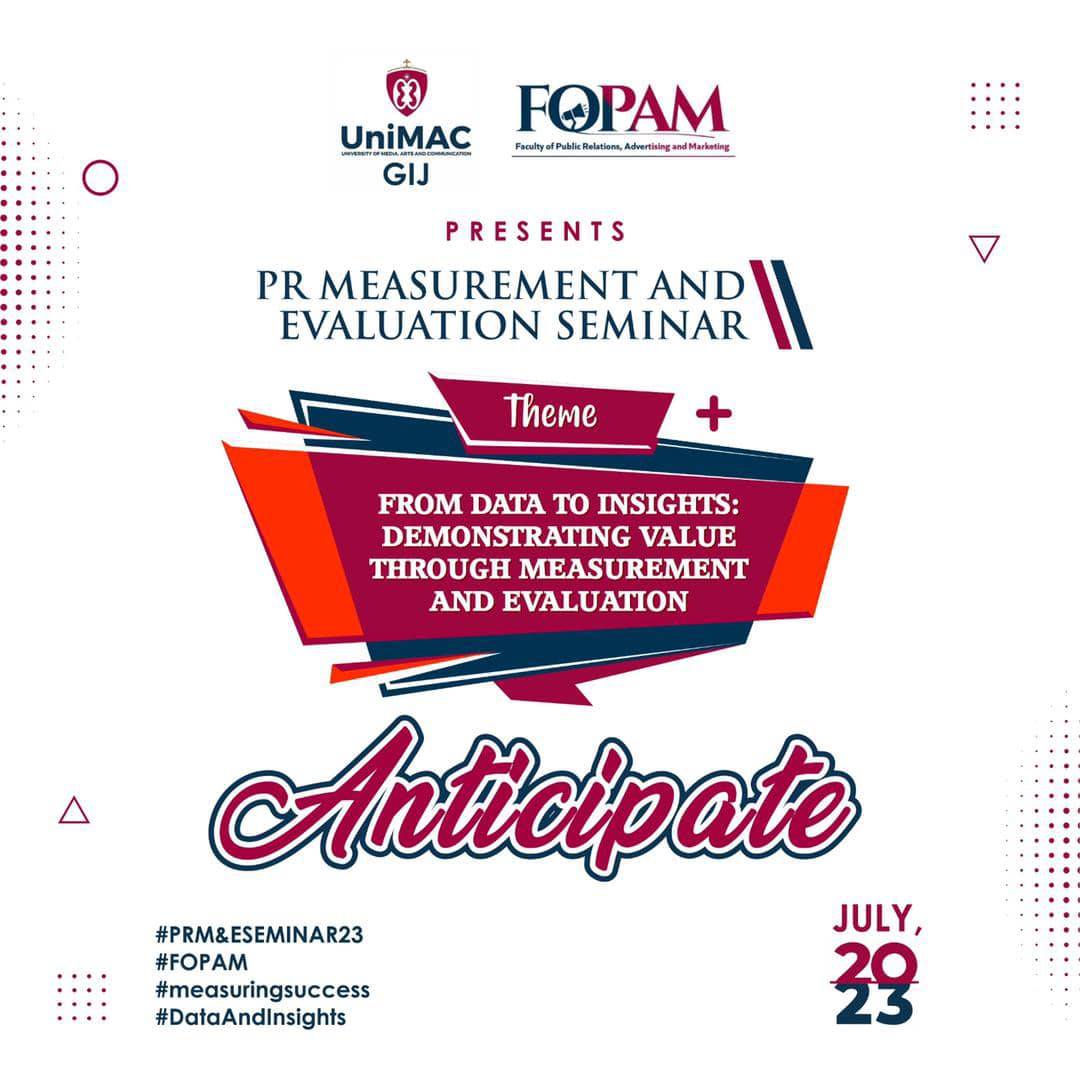 zongo_waakye's tweet image. Measurement and evaluation plays a crucial role in the field of Public Relations (PR). They provide a way to assess the effectiveness and impact of PR efforts, allowing practitioners to understand the outcomes 
#PRMnESeminar23 #FOPAM #DataAndInsights #MeasuringSucess