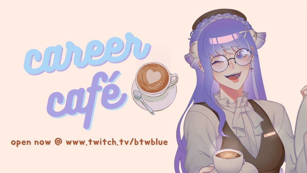 Career Café: Episode 2 - Job Hunting is happening now!!!

please come by and ask whatever questions you may have about the job search + job hunting!!

✨ link below ✨#btwbluelive #careercafe