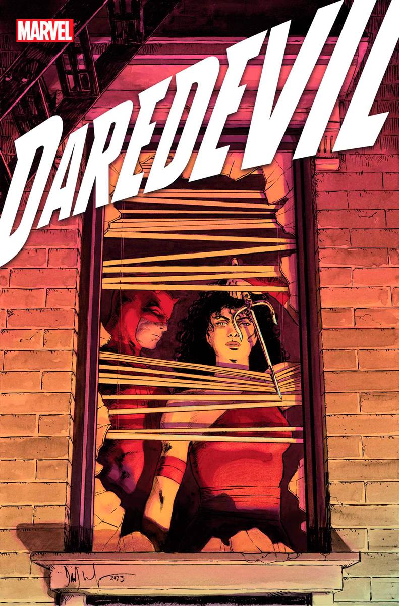 DAREDEVIL #14, the final issue of the Zdarsky & Checchetto run, ships August 16th. 
It will be 40 pages at $4.99 US.

Here are all the covers!

· Checchetto & Wilson 
· 1:25 Yu variant 
· Zdarsky variant 
· Wachter Windowshades variant