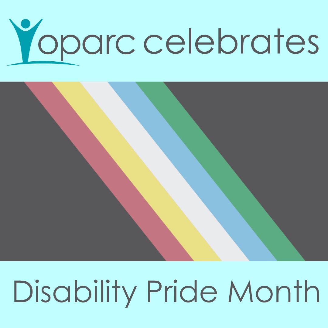 OPARC's tweet photo. July is Disability Pride Month! Read more about Disability Pride Month, the flag and the 33rd anniversary of the ADA in our new blog post!

https://t.co/v973f7Trbl https://t.co/X9qfLo5s7k