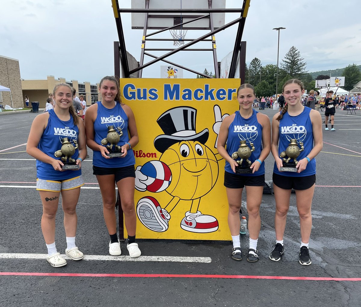 Congrats to Team #WCDO on capturing the championship on the top women’s court at the Norwich Gus Macker! <a href="/layceedrake2/">Laycee Drake</a>, <a href="/evee_coleman/">Genevieve Coleman</a>, <a href="/MadalynBarrows7/">Madalyn Barrows</a> &amp; <a href="/BrookeTillotson/">Brooke Tillotson</a> played great &amp; went undefeated on the weekend!