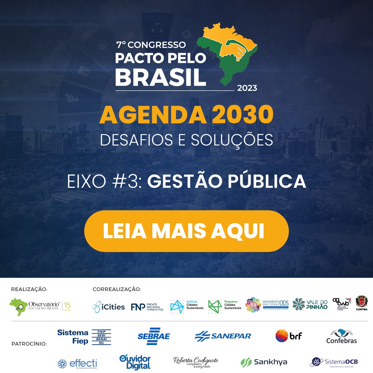 osbrasil's tweet photo. DIGITAL: EIXO 3 - 25 a 27 de Julho
GESTÃO PÚBLICA conectada aos ODS e a AGENDA 2030
(Pré Etapa Presencial)

LEIA MAIS SOBRE O EIXO 3:
https://t.co/sKliQVHn5M https://t.co/nDhHVaFv3w