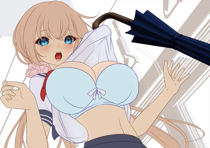 おぉおおっとぉおおお!!!傘がぁああああああ手がああああああああああ 