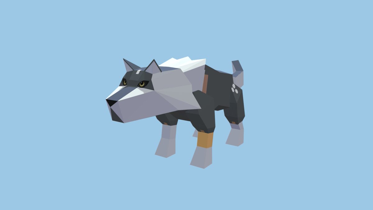 LowPolyLuque's tweet photo. I made Torgal from #FINALFANTASYXVI in the style of OG Final Fantasy VII!🐺

The post-game depression is hitting me hard... I absolutely loved this game!

https://t.co/s3p151i4yj

Feel free to Like / Follow / RT 💙
#FinalFantasy #Torgal #CliveRosfield #FFXVI #Blockbench #lowpoly https://t.co/nfcEfHcOSt