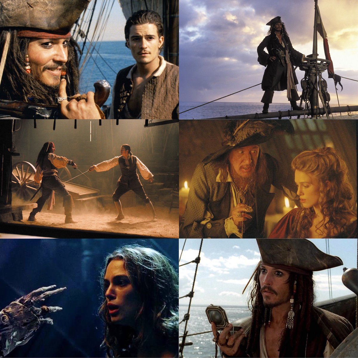 WhatAGeekPro's tweet photo. 20 years ago, the high seas adventures of Captain Jack Sparrow and crew washed ashore into theaters. Inspired by the Disney theme park ride, “Pirates of the Caribbean: The Curse of the Black Pearl” ignited a billion-dollar Hollywood franchise and captured a generation of fans. 🏴‍☠️ https://t.co/PxrFOKxcQQ