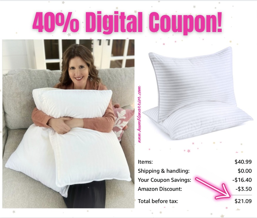 💥🔥🏃‍♀️ JUST RUUUUUUNNNN!!!!! An AH-MAZING price on the Sleep Restoration Bed Pillows! They are the SAME as the Beckham pillows. I had no idea! 😱😱 Clip the digital Q-pon and go to checkout. FAST!
💗 See it here. ——> shop.humblewarrior.com/amazon/Rpu4
💗 Every deal posted every day at…
