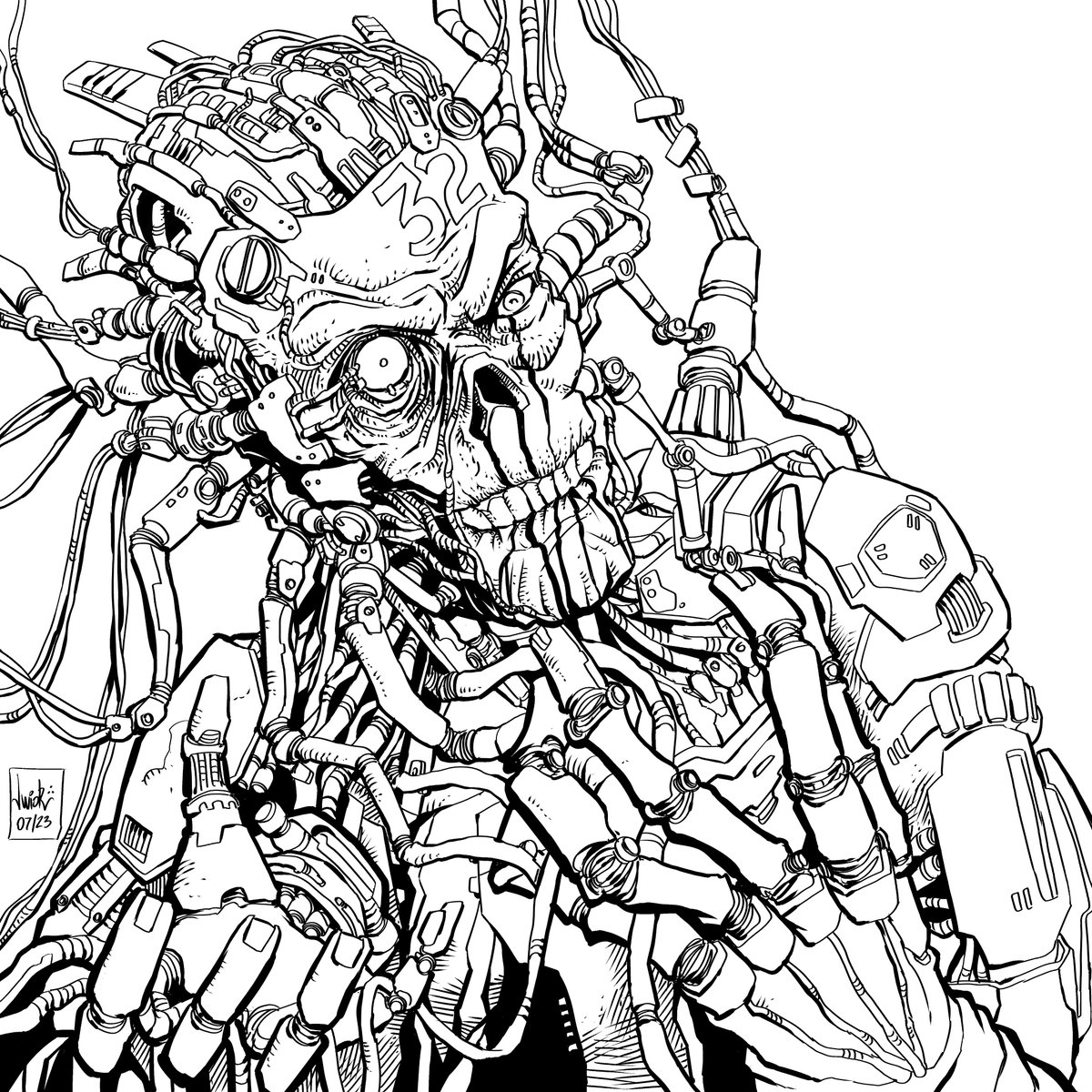 "Cracked Actor"

#wip #cyberpunk #cyberpunkartist #scifi #scifiartist #biopunk #comics #comicart #metalhurlant #shadownrun #ink   #bowie #neuromancer #2000ad #heavymetal #metalhurlant #heavymetalmagazine #synthwave #coverart #noai