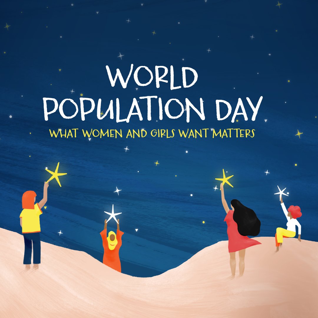 Gender-based discrimination harms everyone – women, girls, men, and boys.

Investing in women uplifts all people, communities, and countries.

On #WorldPopulationDay and every day, let's stand with women and girls fighting for their rights.