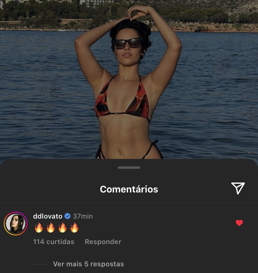 RT @ijustshippeople: Demi Lovato commented on Camila's recent! https://t.co/RFuRilYYiK