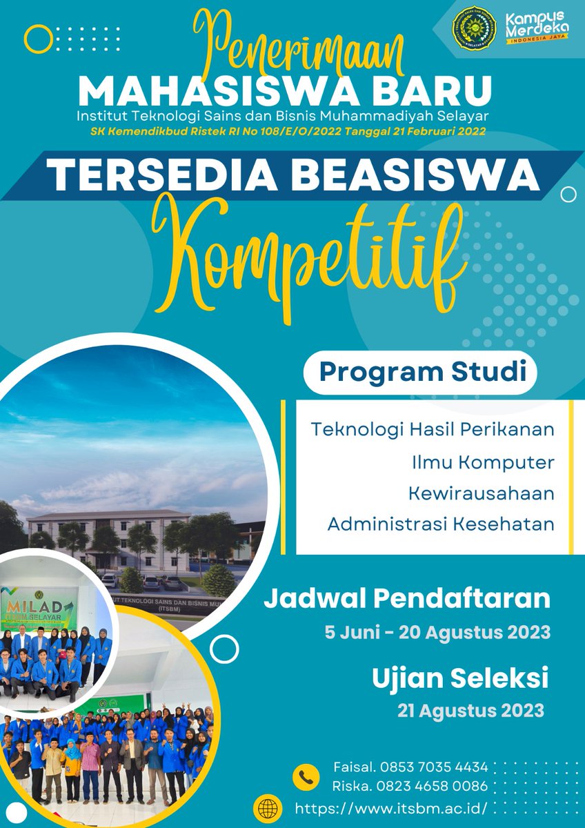 IhsanMaro's tweet photo. Ayo kuliah di @itsbm_selayar . https://t.co/khgZYKLQby